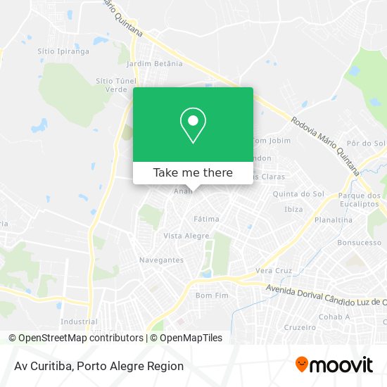 Mapa Av Curitiba