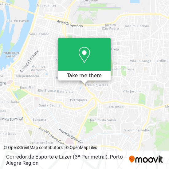 Corredor de Esporte e Lazer (3ª Perimetral) map