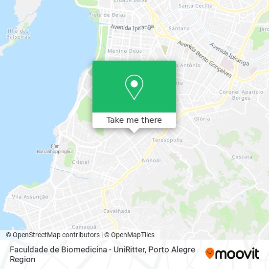 Faculdade de Biomedicina - UniRitter map