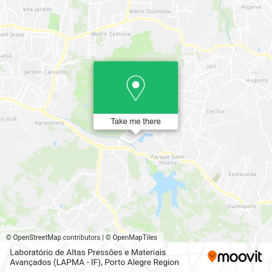 Laboratório de Altas Pressões e Materiais Avançados (LAPMA - IF) map