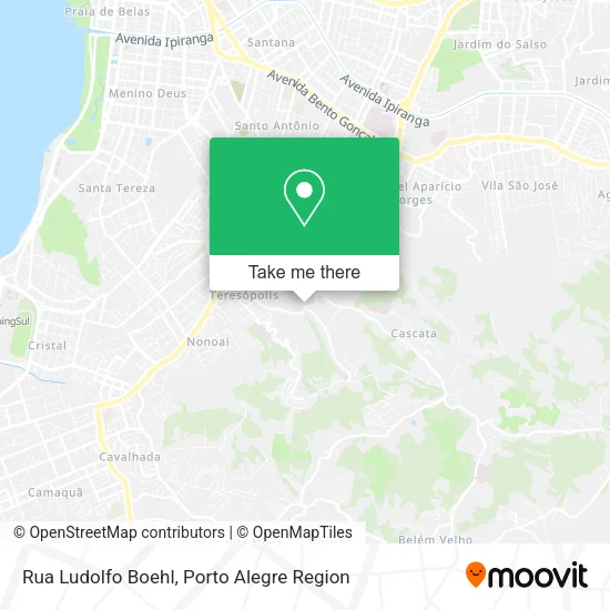 Mapa Rua Ludolfo Boehl