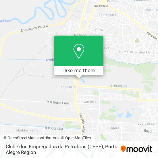 Clube dos Empregados da Petrobras (CEPE) map