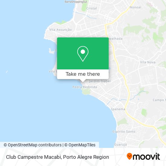 Club Campestre Macabi map