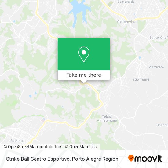 Strike Ball Centro Esportivo map