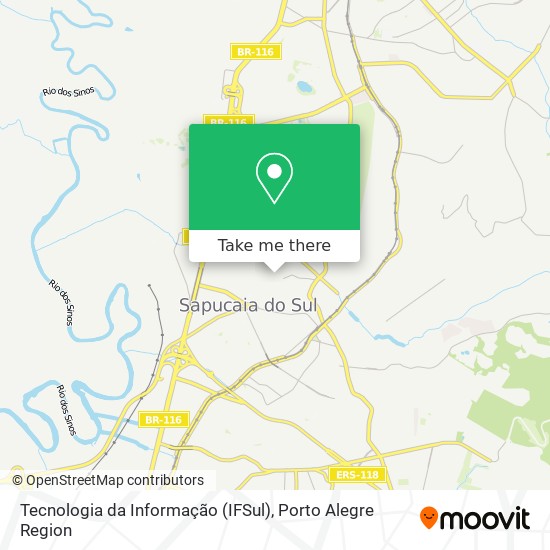 Tecnologia da Informação (IFSul) map