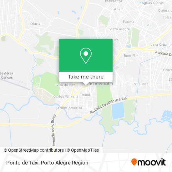 Ponto de Táxi map