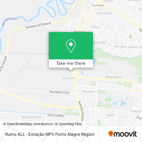 Rumo ALL - Estação NPY map