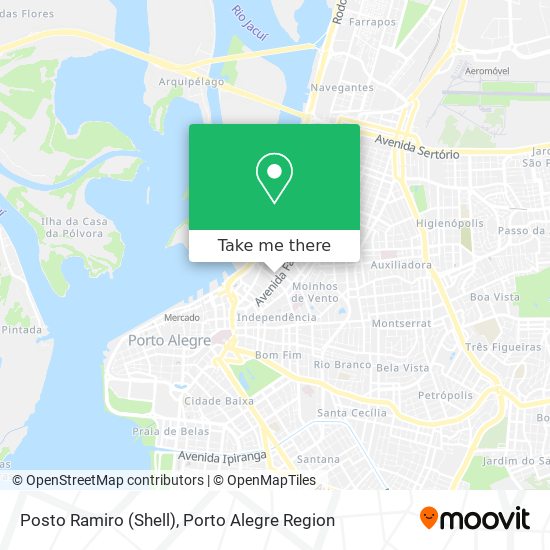 Posto Ramiro (Shell) map