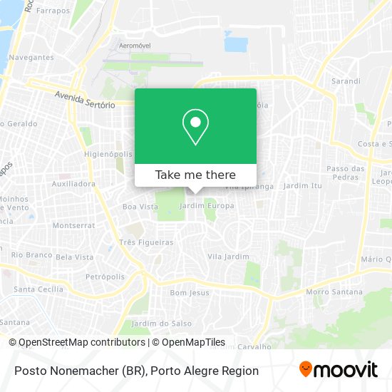 Posto Nonemacher (BR) map