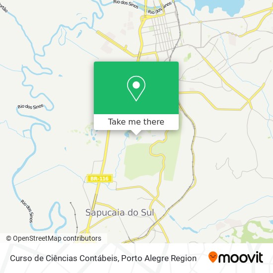 Mapa Curso de Ciências Contábeis