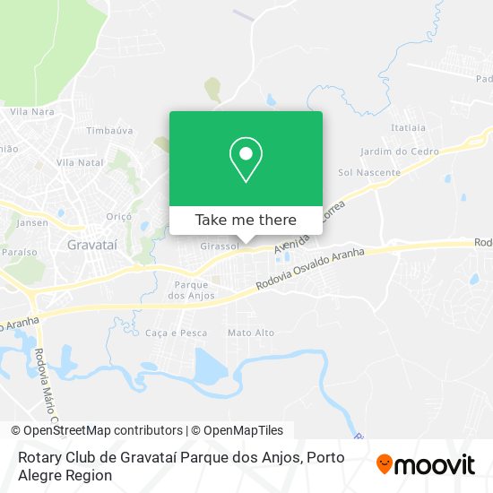 Rotary Club de Gravataí Parque dos Anjos map