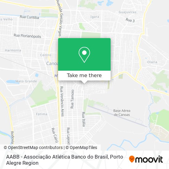 Mapa AABB - Associação Atlética Banco do Brasil