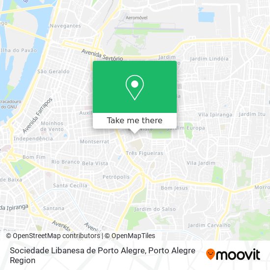 Sociedade Libanesa de Porto Alegre map