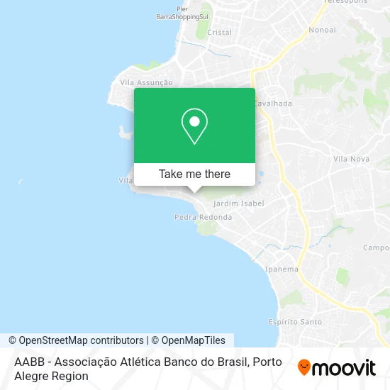 AABB - Associação Atlética Banco do Brasil map