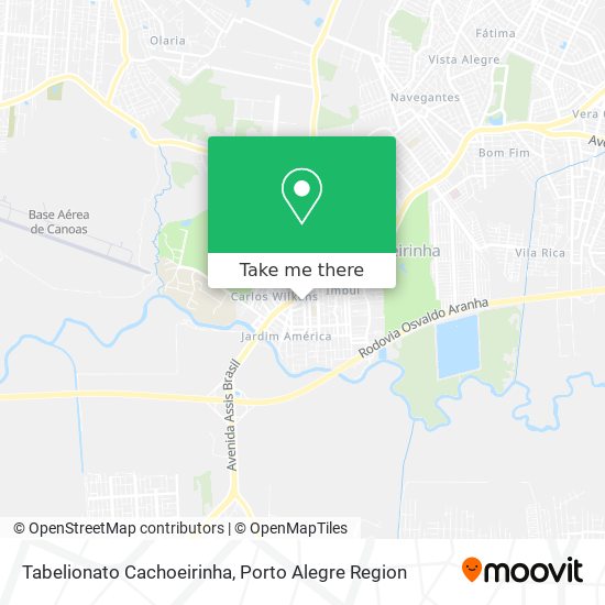 Tabelionato Cachoeirinha map
