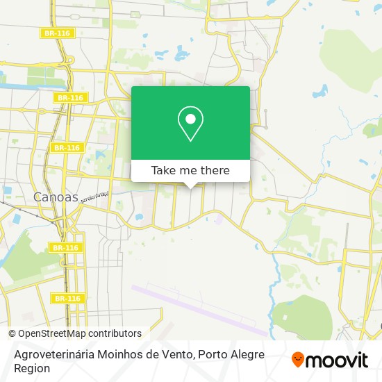 Agroveterinária Moinhos de Vento map