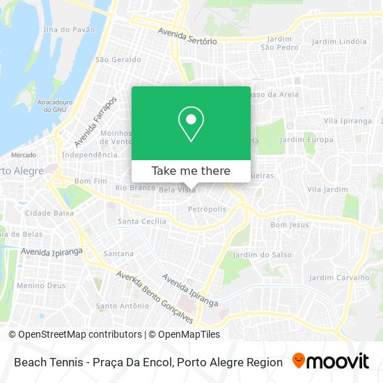 Mapa Beach Tennis - Praça Da Encol