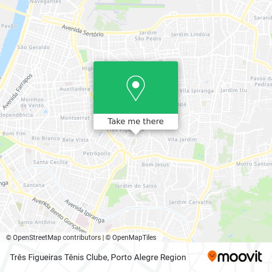 Três Figueiras Tênis Clube map