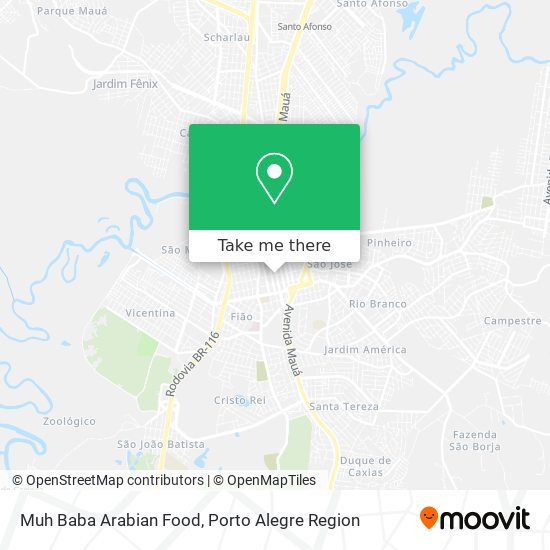 Muh Baba Arabian Food map