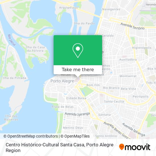 Centro Histórico-Cultural Santa Casa map