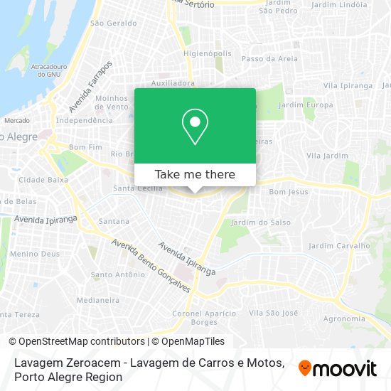 Lavagem Zeroacem - Lavagem de Carros e Motos map