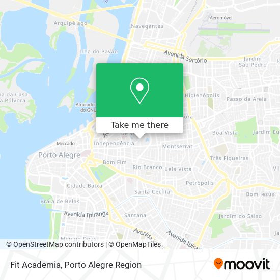 Fit Academia map
