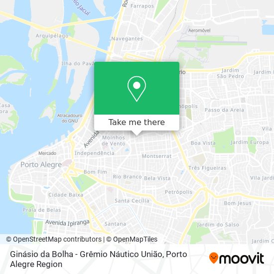 Ginásio da Bolha - Grêmio Náutico União map