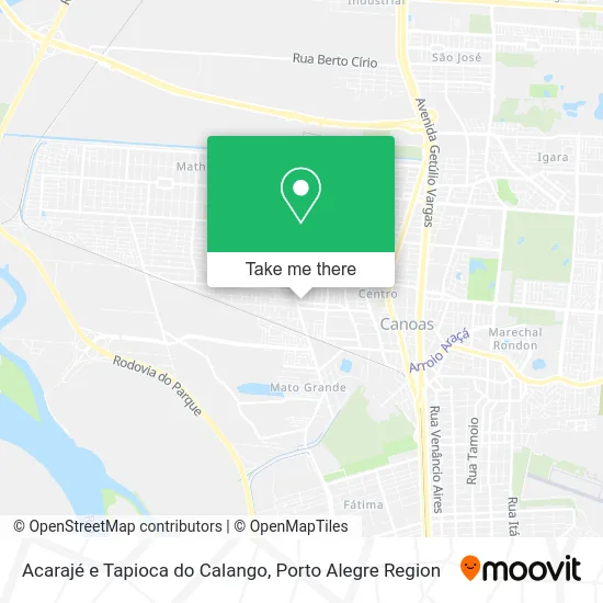 Acarajé e Tapioca do Calango map