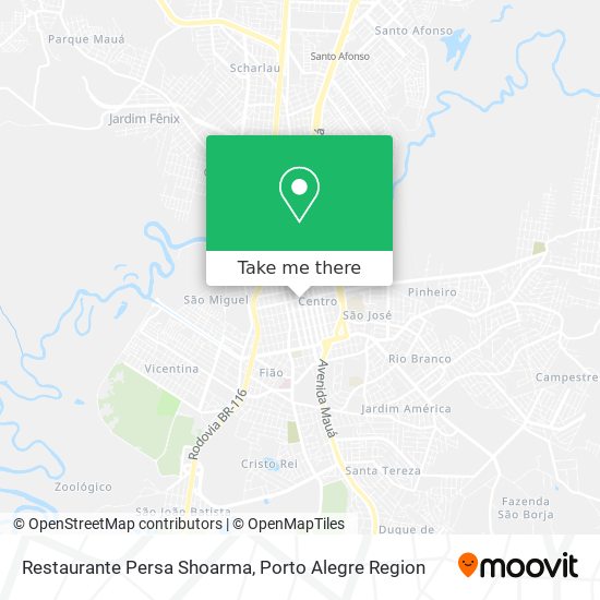 Restaurante Persa Shoarma map
