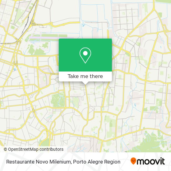 Mapa Restaurante Novo Milenium