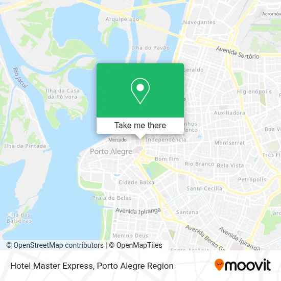 Hotel Master Express map