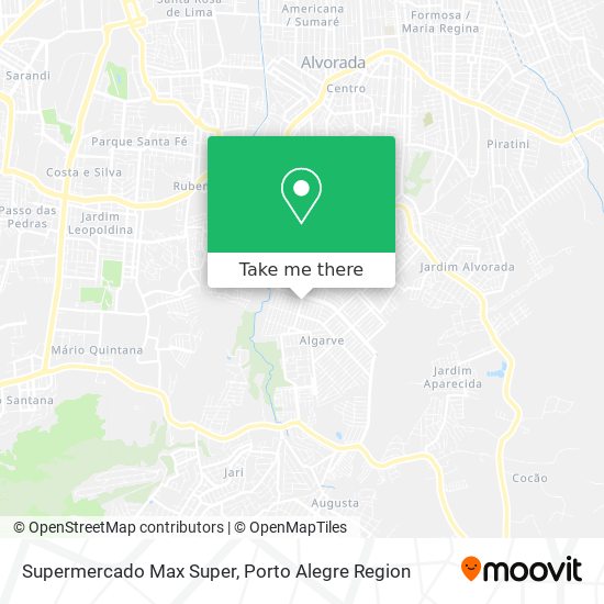 Mapa Supermercado Max Super