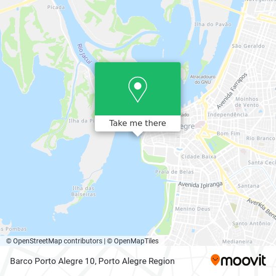 Mapa Barco Porto Alegre 10