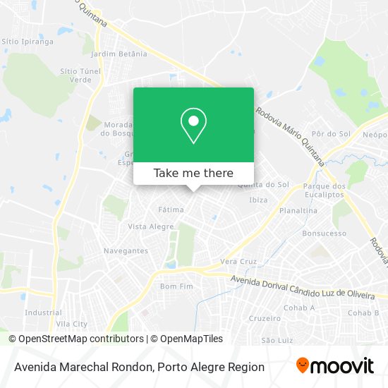 Avenida Marechal Rondon map