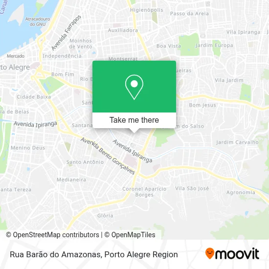 Rua Barão do Amazonas map