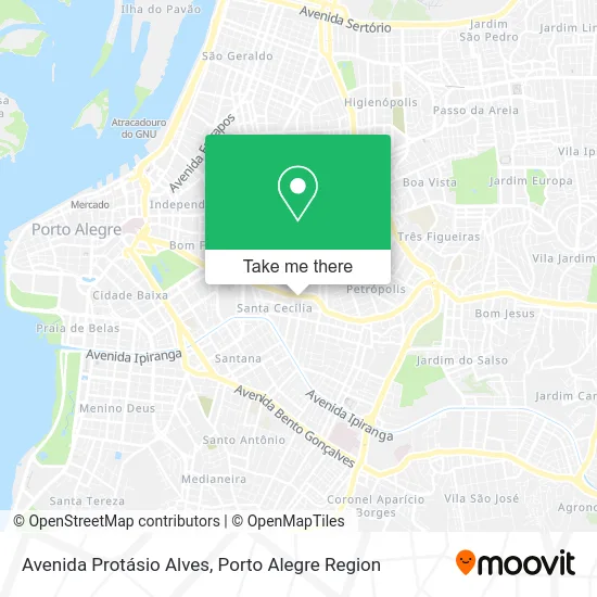 Avenida Protásio Alves map