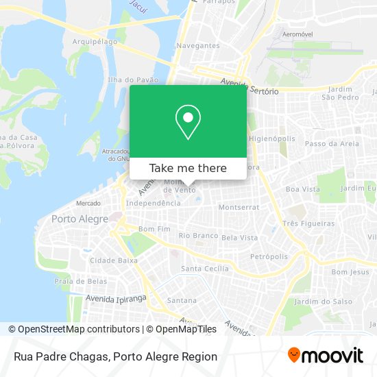 Rua Padre Chagas map