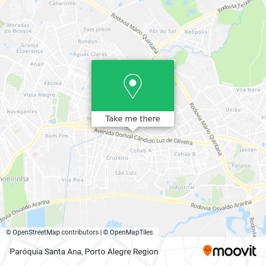 Paróquia Santa Ana map