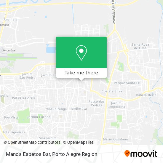 Mano's Espetos Bar map