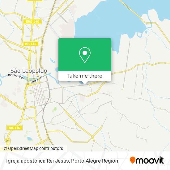 Igreja apostólica Rei Jesus map