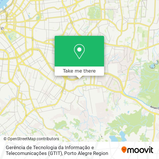 Mapa Gerência de Tecnologia da Informação e Telecomunicações (GTIT)