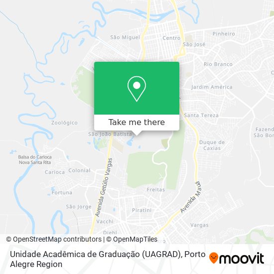 Mapa Unidade Acadêmica de Graduação (UAGRAD)