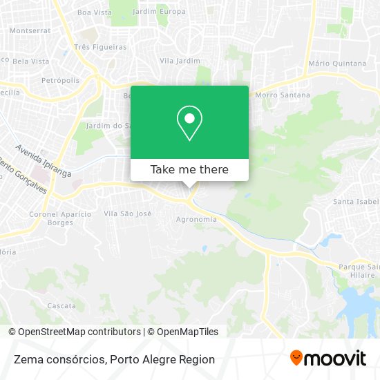 Zema consórcios map