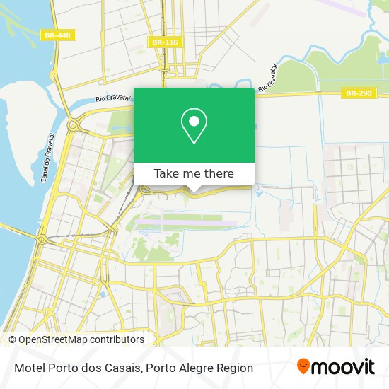 Motel Porto dos Casais map