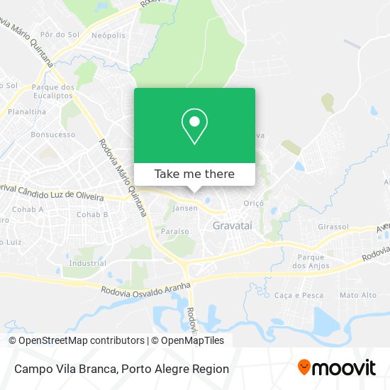 Campo Vila Branca map