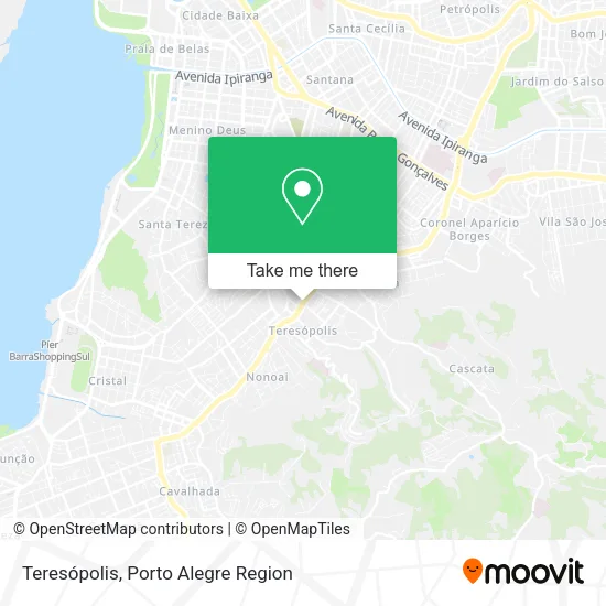 Teresópolis map