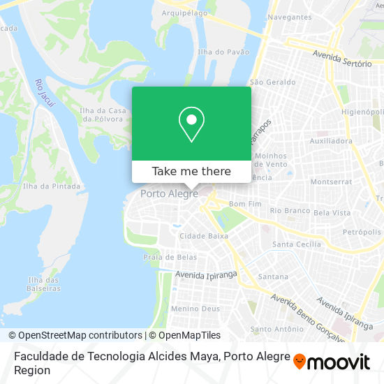 Faculdade de Tecnologia Alcides Maya map