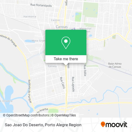 Sao Joao Do Deserto map