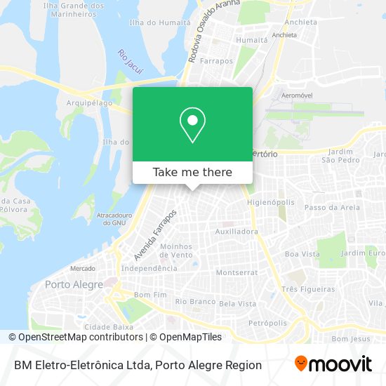 BM Eletro-Eletrônica Ltda map