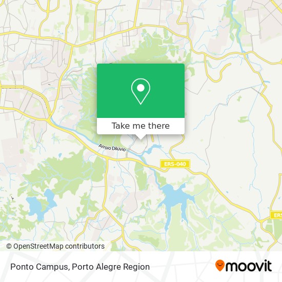 Ponto Campus map